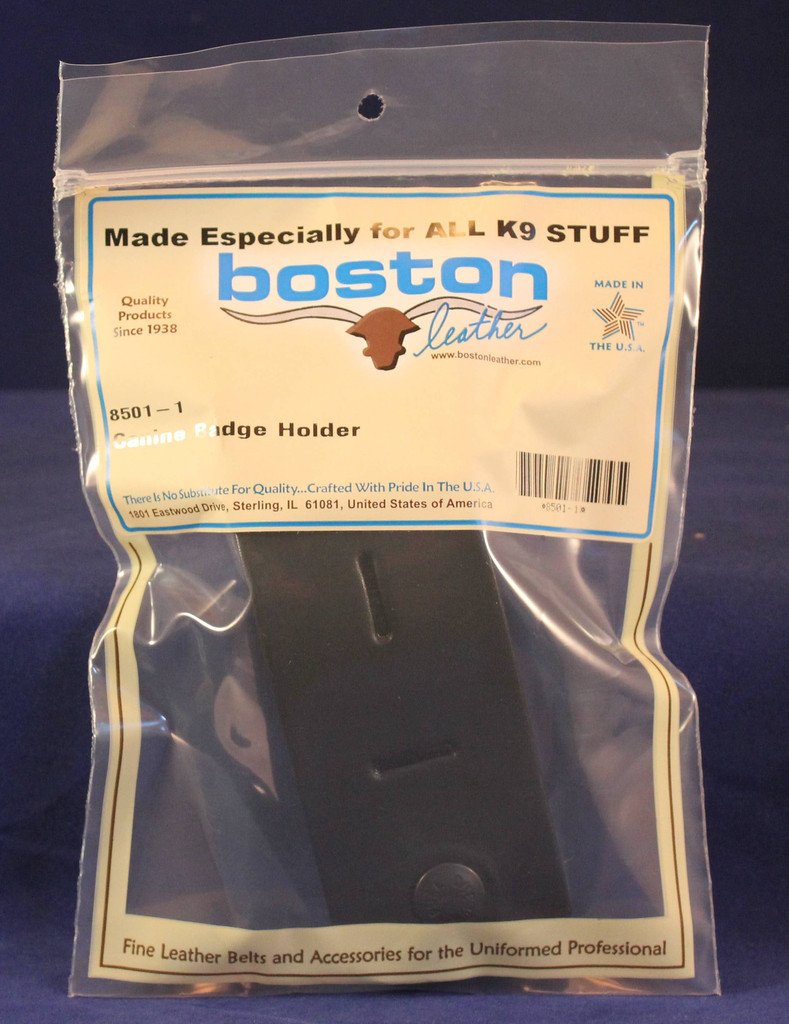 K-9 / K9 Badge Holder - Black or Brown - alternate view