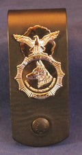K-9 / K9 Badge Holder - Black or Brown